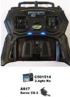 CARSON REFLEX PRO 2.4GHZ 2-CHANNEL STICK RADIO/RECEIVER/SERVO C500046